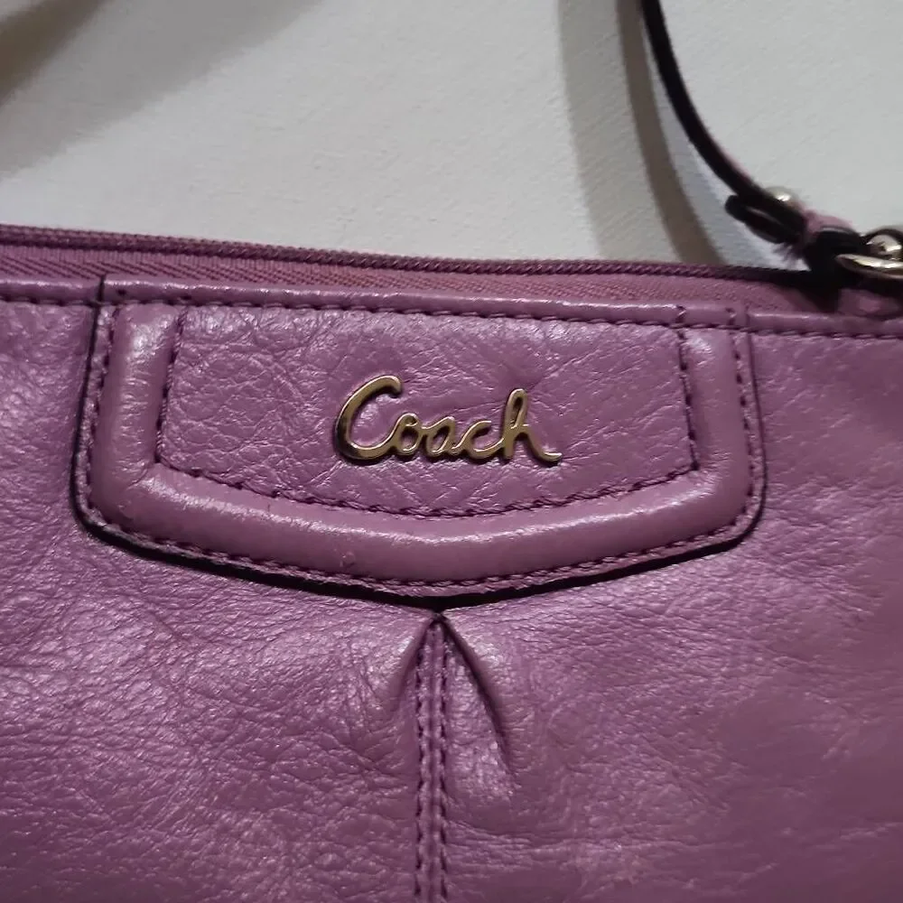 Coach Ashley Leather Wristlet Medium